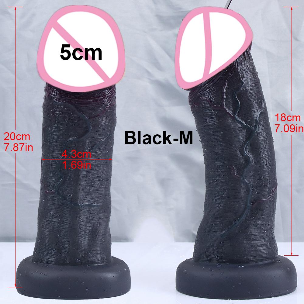 Новый реалистичный фаллоимитатор с большой головкой пениса 7,5 см, огромная анальная пробка на присоске, страпон для взрослых, секс-игрушки для женщин, вагина, оргазм, мастурбация