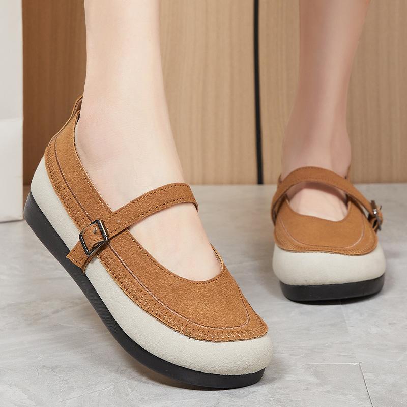 Женская обувь повседневная обувь с мелким горлом, одна педаль, летняя обувь для мам, новые дышащие, не стесняющие ноги женские одинарные туфли универсальные ленивые туфли