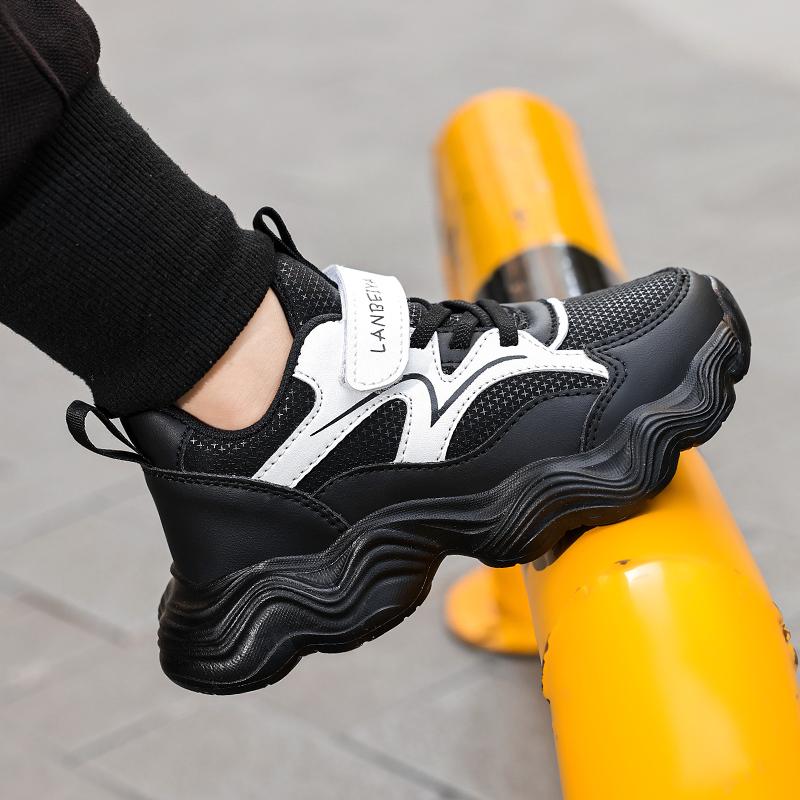 Детская мода Four Seasons Дышащая повседневная обувь для детей Бег Спорт Студенты Девочки Трендовые удобные кроссовки для спортзала