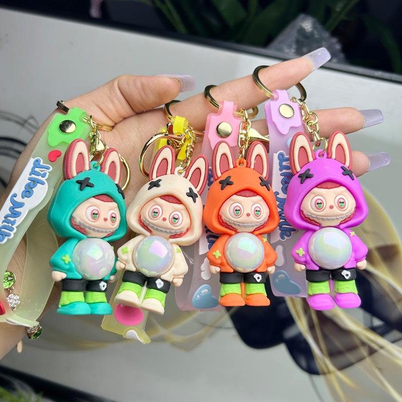 1 шт. Брелок-подвеска в виде овечки для пары, подвеска для ключей от машины или сумки