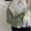 Tide Brand Dumpling Bag Women 2025 Fashion Large Capacity Canvas Niche Tooling Sports Outdoor Zipper Shoulder Messenger Bag
