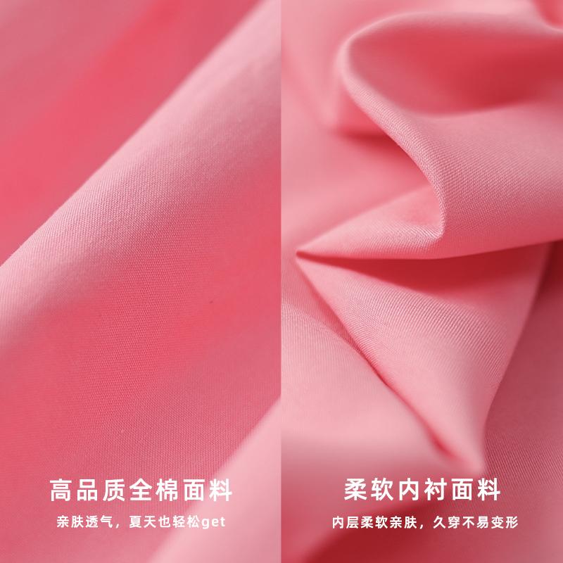 Summer 'Dragon Fruit Pulse Wave' Korean version dopamine girlish sleeveless lotus leaf backless dress with exposed back