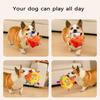 Vocal Interactive Plush Dog Toy Ball with Ribbon Bell Noisy Pet Plaything Funny Sound Toy for Dog Training Cute Pet Gift Toy
