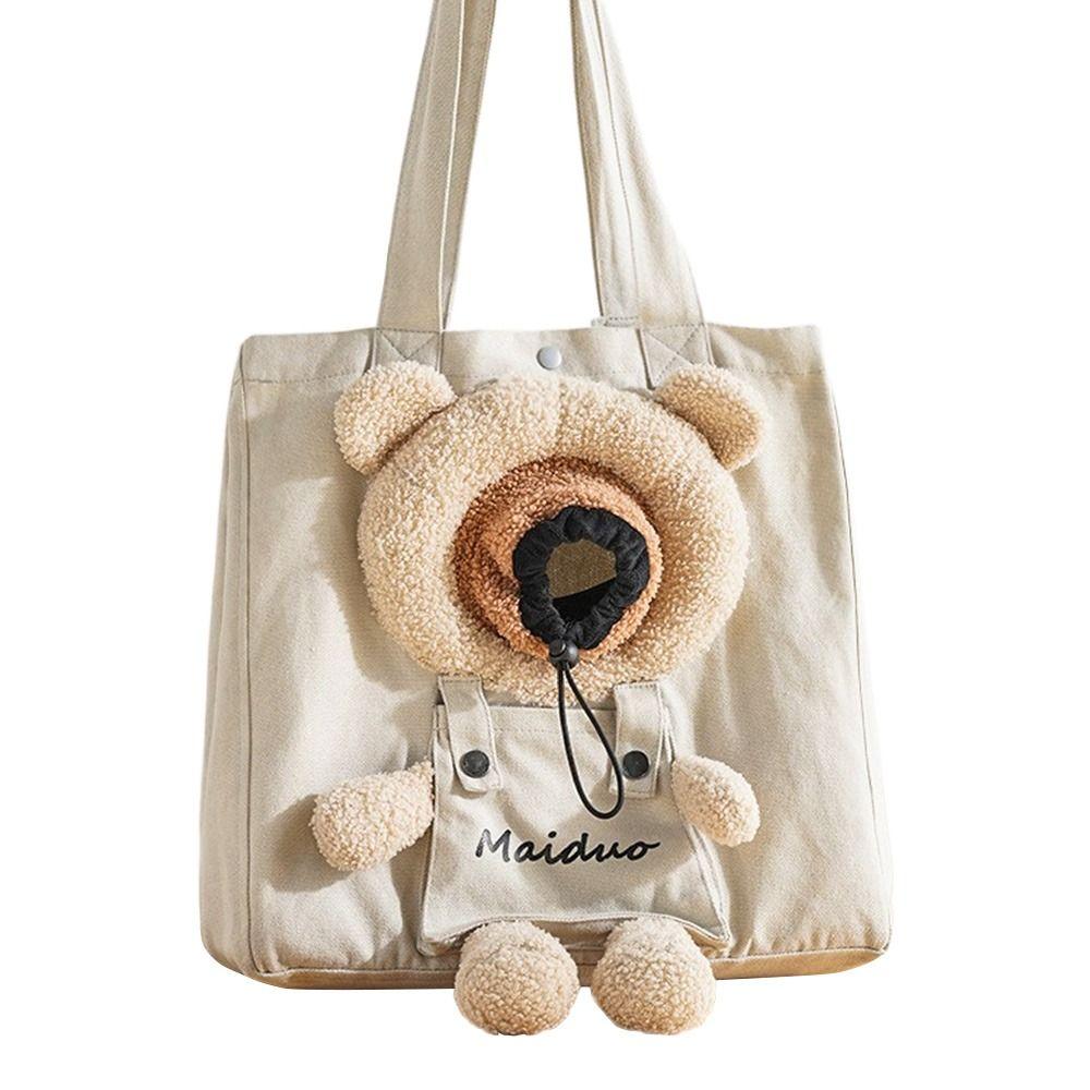 Portable Lion-shaped Pet Supplies Cat Shoulder Bag Puppy Messenger Bag Pet Knapsack Tote