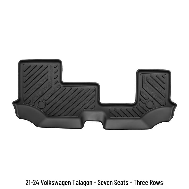 Экологичные 3D коврики в салон Volkswagen Tayron 21-24 с высоким бортом из TPE