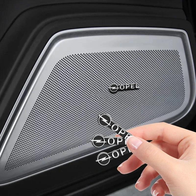 VKXG1 2/4Pcs Harman Kardon Metal Speaker Emblem Audio Car 3D Sticker For Opel Astra Insignia Mokka Zafira Corsa Vectra Antara Meriva