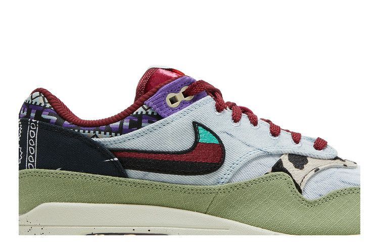 Мужские кроссовки Nike Air Max 1 SP Concepts Mellow Oil Green/Black/Team Red/Sail