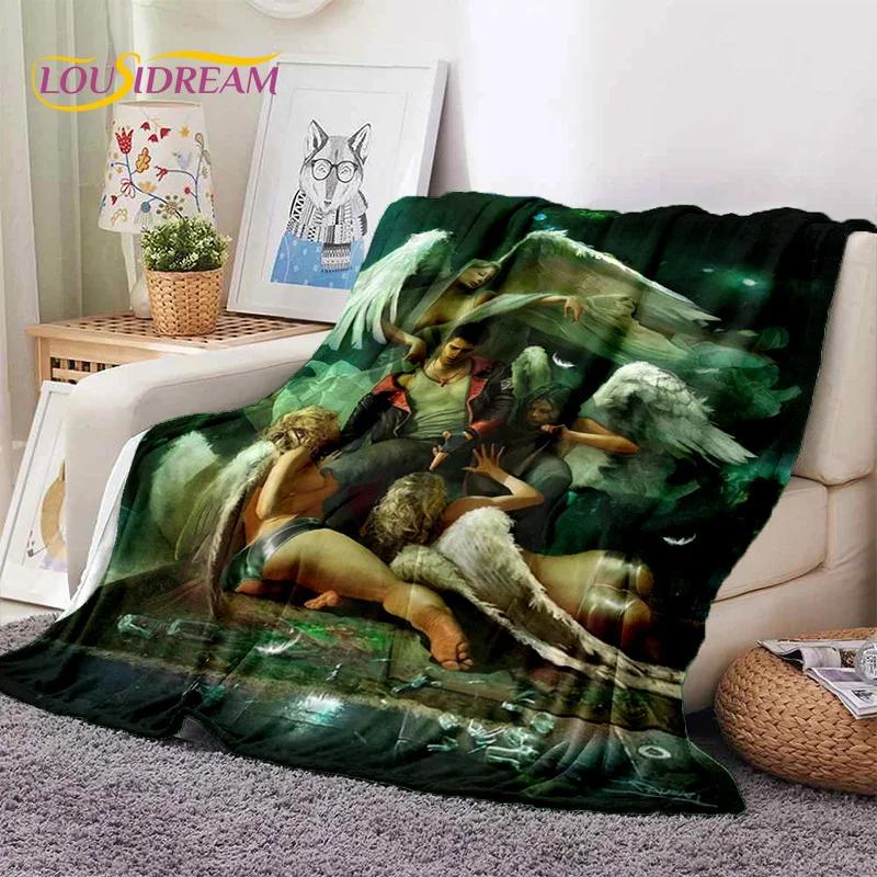3D D-Devil May Cry DMC Игра мультфильм Мягкое фланелевое одеяло для кроватей, спальни, дивана, пикника, плед для отдыха на открытом воздухе, подарок