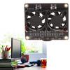 Raspberry Pi 4B с двумя вентиляторами, комплект радиатора Raspberry Pi 4B Raspberry Pi 4B GPIO