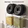 Wall-Mounted Grain Storage Jar – Press-Type Sealed & Insect-Proof Container for Rice & Millet