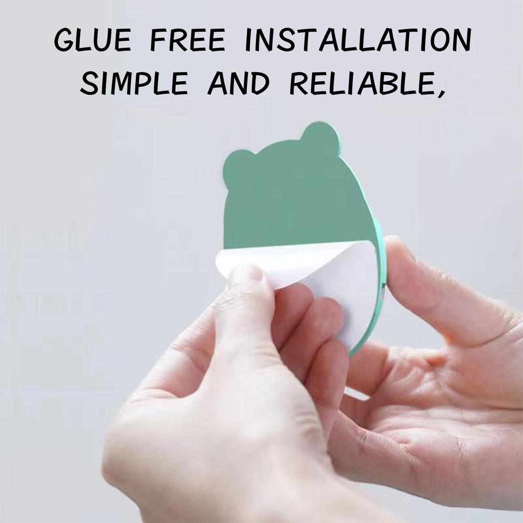 Wall Plug Hook Adhesive Storage Hooks 4Pcs Wall Mounted Plug Holder Plug Hook Holder