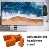 1/2 шт. Подставка для наушников, игровая гарнитура, крючки, прочные, выдерживающие нагрузку, регулируемые, простые в установке крючки для наушников