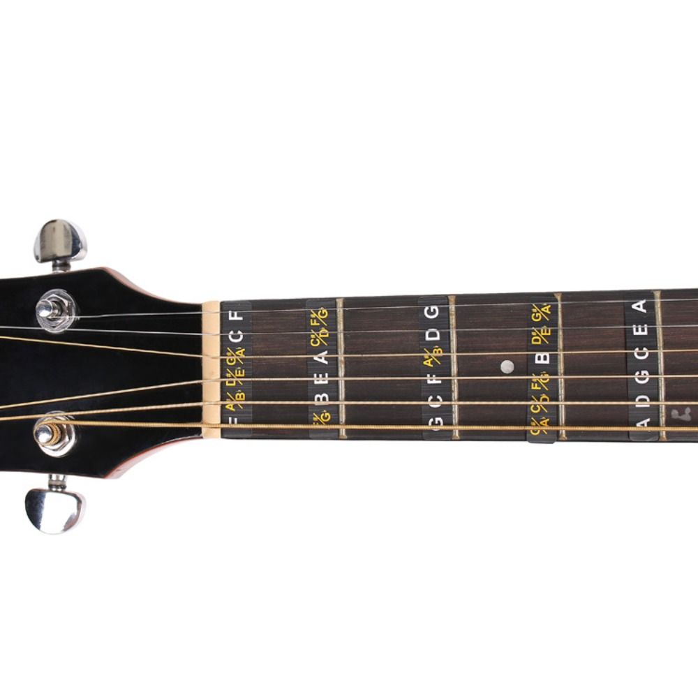 Tone Guitar Fretboard Note Sticker Portable Guitar Chord Stickers 5-string Bass