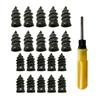 20/40Pcs Tyre Repair Kit Rubber Nails with Screwdriver, Self-Service Car Puncture Repair Kit for Motorcycles Car