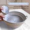 1 шт. силиконовый вкладыш для фритюрницы многоразовый антипригарный силиконовый вкладыш для сковороды аксессуары для корзины для фритюрницы