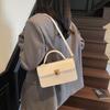 Autumn Texture Small Bag New Trendy Fashion Casual Women's Bag Simple Shoulder Bag Versatile Messenger Small Square Bag