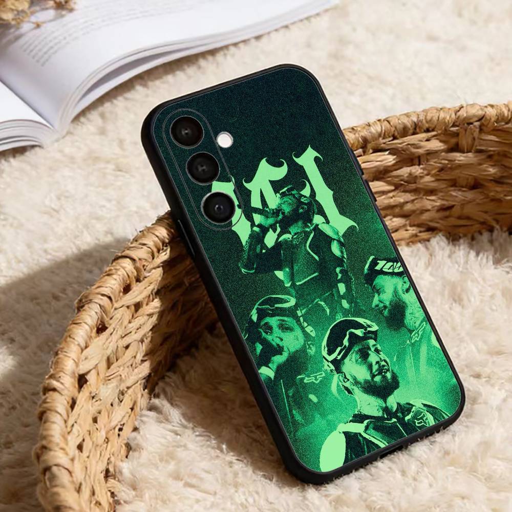 JC Reyes QUEDARSE Phone Case For Samsung Galaxy A91,80,73,72 ,71,53,52,32 ,31,22,21s,20,Soft Black Case