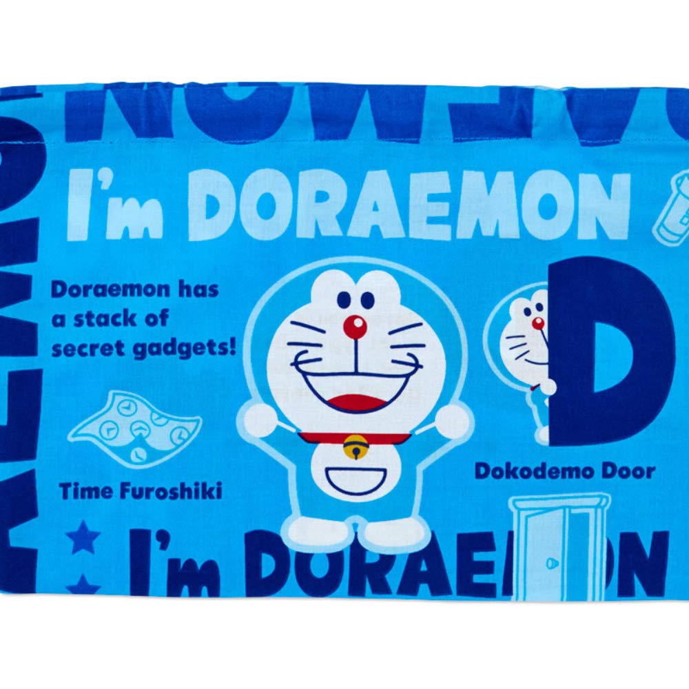 Sanrio Doraemon Lunch Drawstring Bag Set of 2 (I'm DORAEMON)