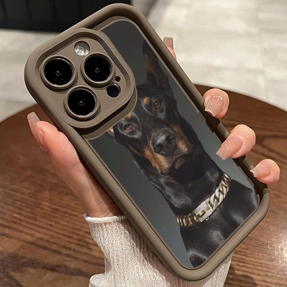 LZ14 Dog Doberman Animal Art силиконовый чехол для телефона Xiaomi 11 Lite 5G 14T Redmi 14C 13C A3 Note 12 11 9 10 13 Pro Plus противоударный задний чехол