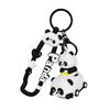 Cute Silicone Panda Baby Bumper Car Key Ring Fashionable Car Key Holder Ideal Gift
