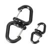 360 Degree Rotation Carabiner Keychain Carabiner Hook Multifunctional S Shape Carabiner Clip Keychain Belt Key Holder
