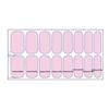 French Tip Gels Nail Strips Glittering Gels Nail Sticker Lovely Nail Polish Strips Gels Nail Wrap Nail Art Sticker