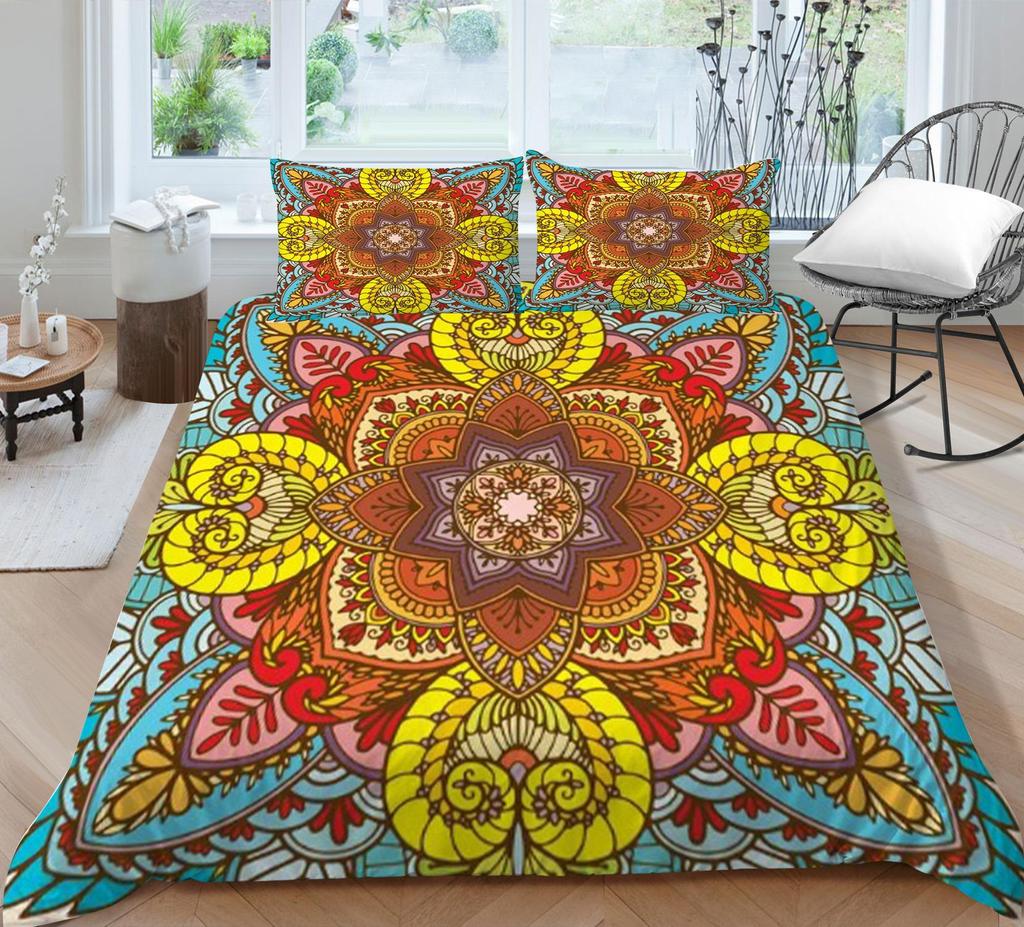 Bed Cover Boho Bedding Cover Suit Bohemian Duvet Cover Highend Quilt Cover Children Single Size Home Bed Clothes