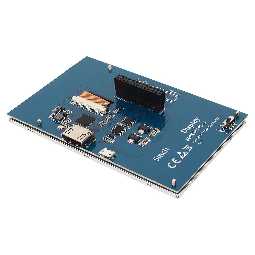 5 Inch TFT LCD Display HD Multimedia Interface Compatible Monitor Touchscreen for Raspberry Pi 4B 3B