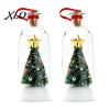 Warm Holiday Greeting Present Recordable Christmas Message in A Bottle, Voice Recording Keepsake with Festive Room Accent Light Playback Cork,