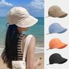 Женская солнцезащитная складная кепка с защитой от солнца, кепки для женщин, летняя шляпа рыбака, пляж, доступно несколько вариантов