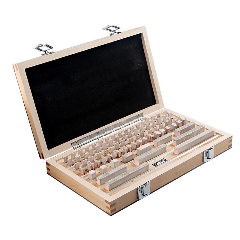 SHANHR Block Gauge 83Pcs/Set 1 Grade 0 Grade Caliper Block Gauge Inspection Block Gauge Measurement Instruments