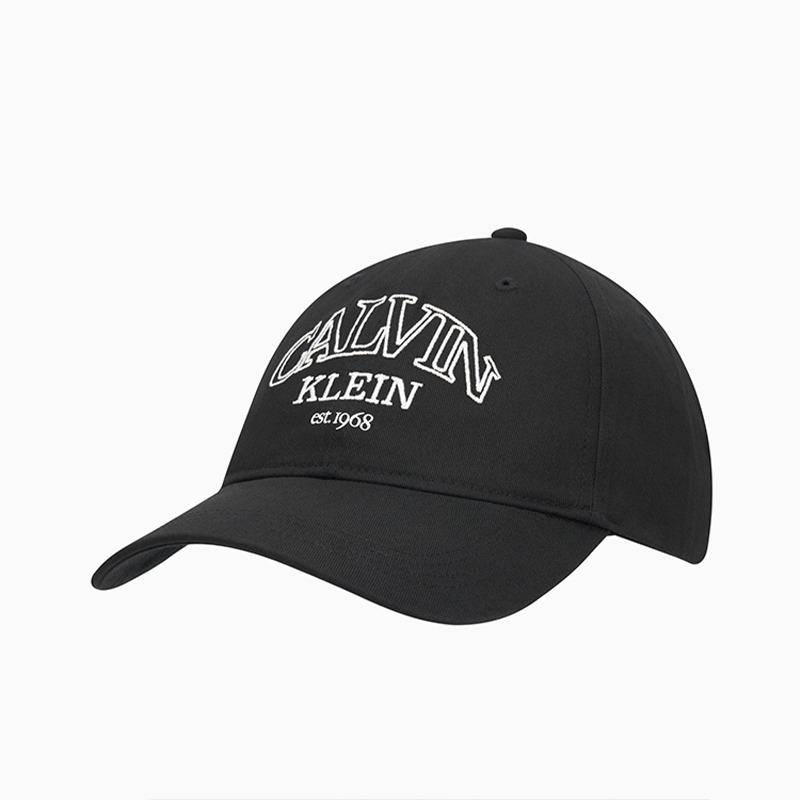 Calvin Klein American trendy casual embroidered letters pure cotton curved brim baseball cap, same style for men and women, couple style 4D5120G-UB1