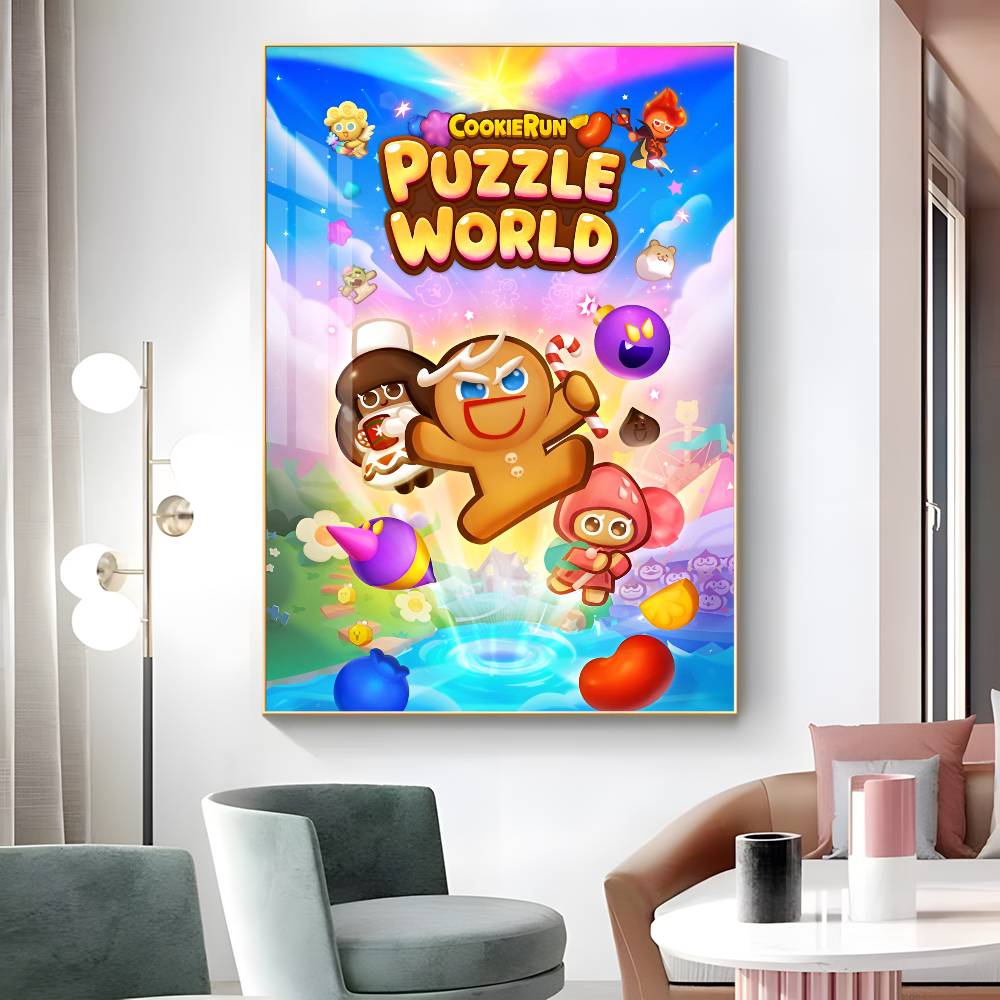 1 шт. Игровой C-Cookie R-Run K-Kingdom Постер Наклейка Печать Водонепроницаемое Настенное Искусство Для Гостиной Спальни Домашний Декор