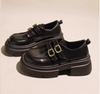 2025 Spring Women's British-Style Mary Jane Leather Loafers: Comfortable, Versatile, Thick-Soled