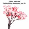 20-Piece Cherry Tree Diorama, Pink Flowers, Model Trees, Potted Plants, Landscapes, Wire, Architectural Models, Scenery Collection, OO HO Scale, 6.5cm