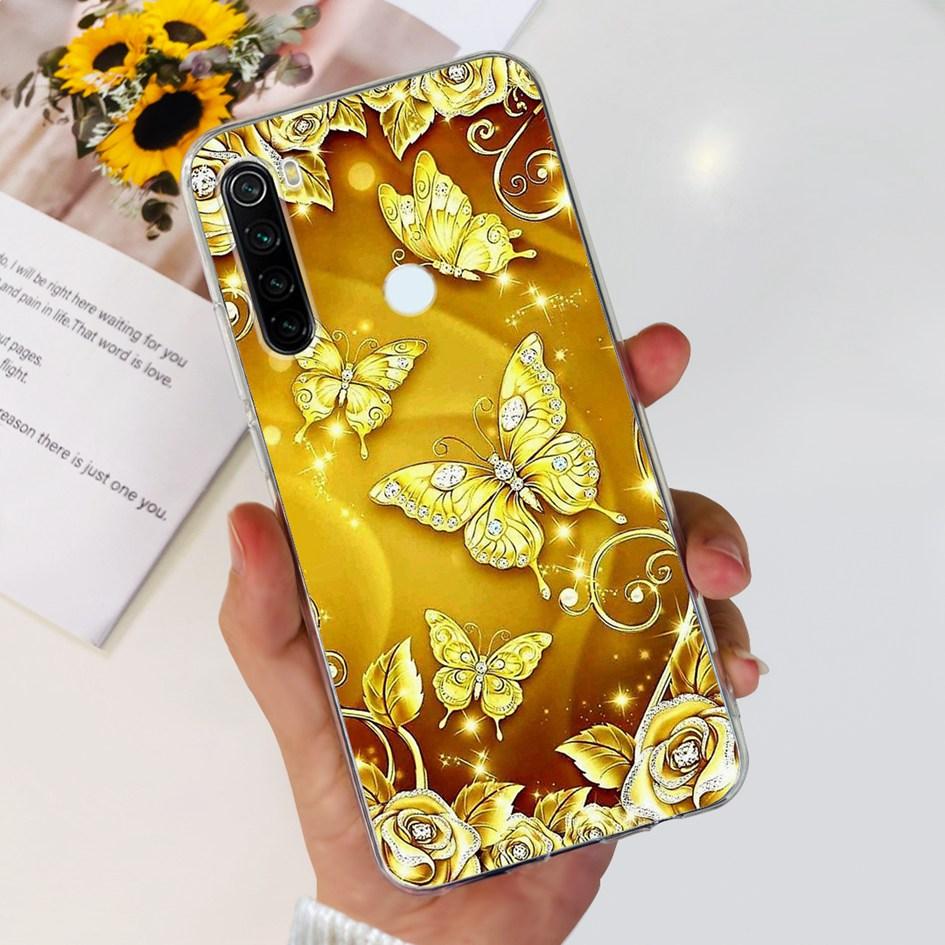 Для Xiaomi Redmi Note 8 Чехол Милый Мультяшный Мягкий Силиконовый Чехлы Для Телефона Для Xiaomi Redmi Note 8T 8 t Чехол На Redmi Note8 Задняя Крышка