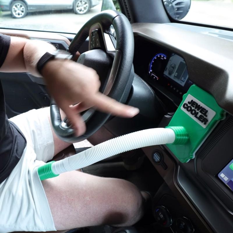 Летний универсальный удлинитель для кондиционера, охлаждающий шланг для мужчин, охладитель для автомобильного кондиционера, вентиляционные отверстия