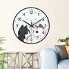 Modern Simple and Minimalist Wall Hung Clock Silent Non-ticking Wall Clock ForStudy  Bedroom Living Room Bathroom