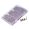 210pcs Sanding Bands for Nail Drill Coarse Fine Pedicures Manicure Sanding Bands with Mandrel 80 120 180 Grit Brown