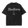 Футболка Bloodborne Dark Souls Летняя YK Fun Хлопок Хип-Хоп Футболка для Унисекс Короткий Рукав Одежда с Принтом
