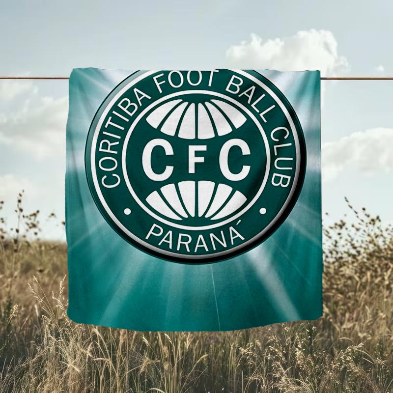 1PC Coritiba Foot Ball Club Printed Soft Flannel Blanket Throw for Adult Bedroom Living Room Sofa Camping Travel Fan gifts Christmas Gifts