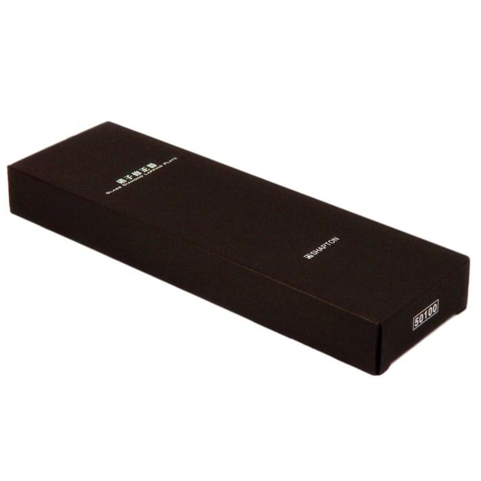 SHAPTON GlassStone Diamond Lapping Plate (DGLP) Glass Sharpening Stone, Gray, 253x80x24mm