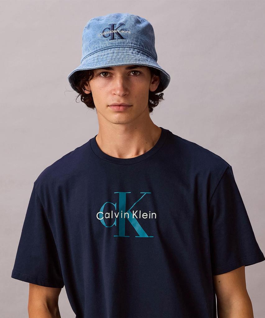 Принт с монограммой 4RB861G L DARKSAPPHIRECEF [Calvin Klein] Футболка с коротким рукавом