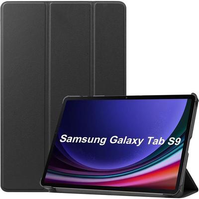 Чехол для Samsung Galaxy Tab S9 / S9 FE / S10 FE - E.F.CONNECTION - Черный - Ударопрочная Защита Подставка Спящий Режим