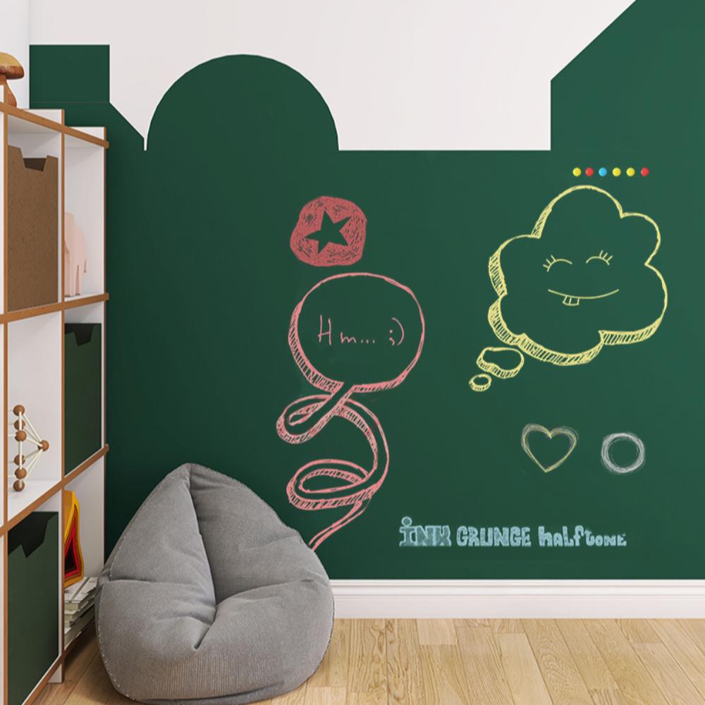 Стираемые наклейки для школьной доски, стираемая доска для рисования, декор для стен, стираемая доска для детских комнат, спален, офисов, школ