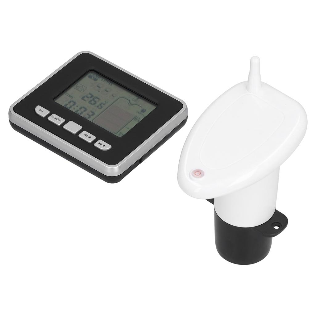 Water Tank Level Meter Ultrasonic Digital Display Depth Gauge Sensor Monitor System