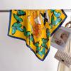 Luxury Silk Feeling Square Scarf Women  Print Satin Neckerchief Spring Hair Band Foulard Bandana Echarpe Tie Shawl Wraps