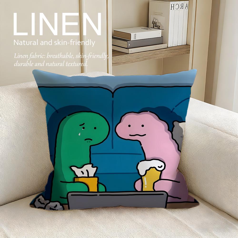 Cute Cute Anime JJOGUMAN Cushion Cover Pillowcase Set Pcs x x Breathable Washable Sofa Cushion Cover