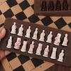 Resin Ancient Chinese Character Chess Set Trumpet Qing Bing Chess Figure  Adults Children