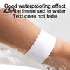 Thermal Label Printable Wristbands 200 Pcs Paper for Events, Barcode Print Self-Adhesive Exhibition Entry Wristband, Sensitive Disposable DIY QR Code